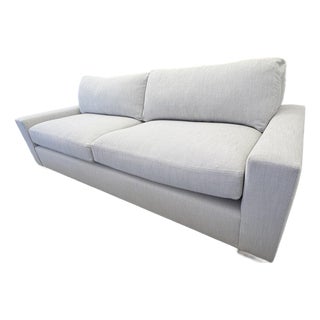 Rh Maxwell 8' Classic Sofa — 2-Cushion | Perennials Performance Linen Weave | Dove For Sale