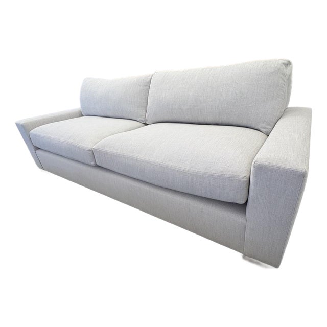Rh Maxwell 8' Classic Sofa — 2-Cushion | Perennials Performance Linen Weave | Dove For Sale