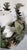 Pair of Vintage Italian Toleware Metal and Wood Fern Candle Holders For Sale - Image 6 of 7