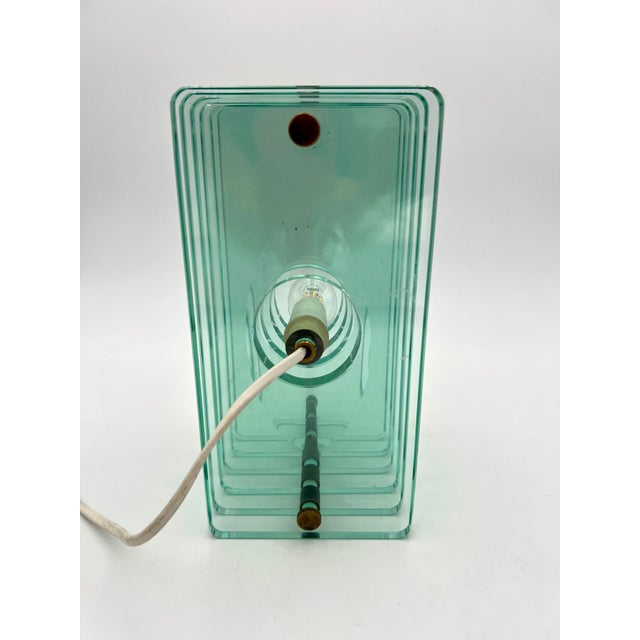 Glass Table Lamp by Giorgio Reggiori for Galotti & Radice, Italy, 1960s For Sale - Image 11 of 13