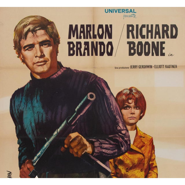 La Notte del Giorno Dopo / The Night of the Following Day Poster, Italy, 1968 For Sale - Image 4 of 5