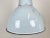 1960s Industrial Grey Enamel Pendant Lamp from Polam, 1960s For Sale - Image 5 of 13