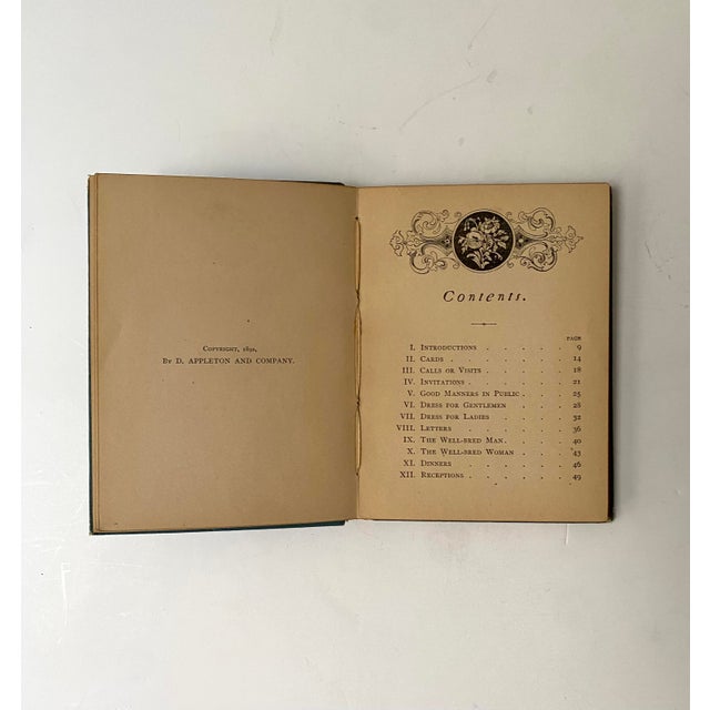 What to Do, Etiquette Book, Victorian Period, New York, 1892 For Sale In New York - Image 6 of 10