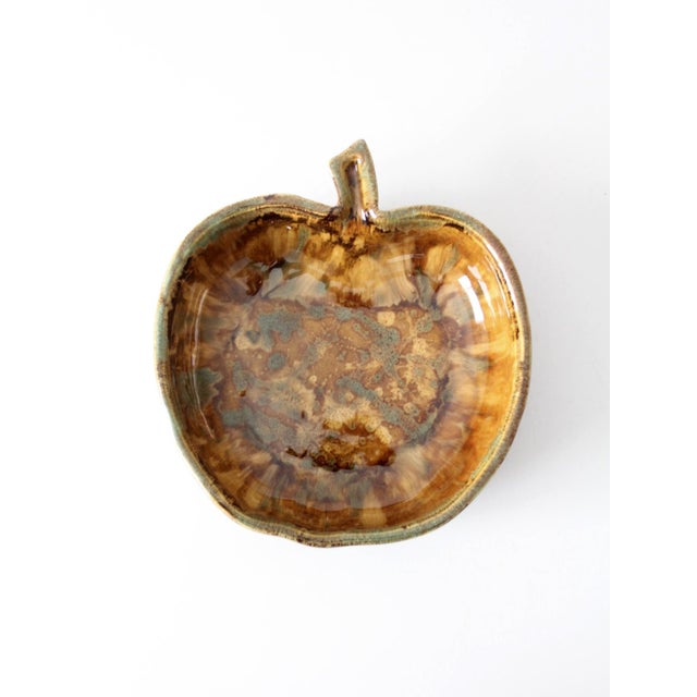 Mid 20th Century Vintage Dryden Pottery Apple Bowl For Sale - Image 5 of 11