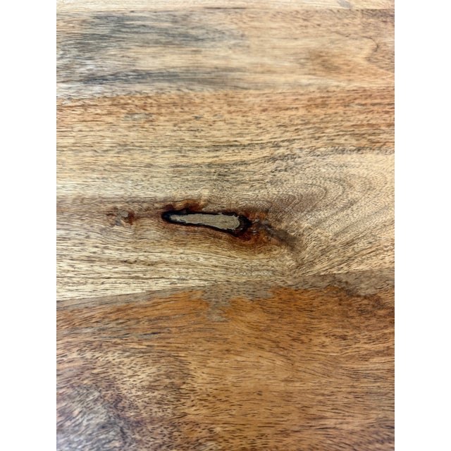 West Elm Carved Lattice Coffee Table For Sale - Image 11 of 12