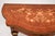 Metal Antique French Inlaid Console Table, 1950 For Sale - Image 7 of 11
