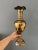 Mid-Century Modern Large Vintage Etched Brass Vase For Sale - Image 3 of 8