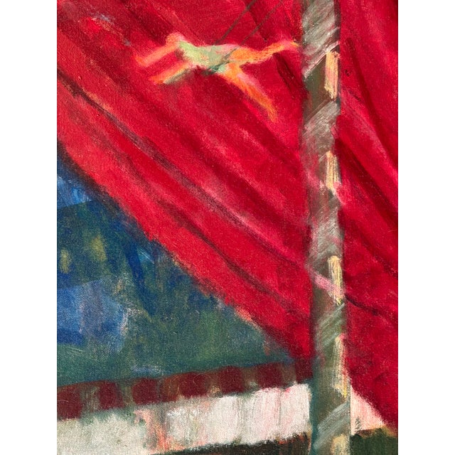 Floating 2018 Oil on canvas 14.75 x 13”