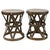Mid-Century Modern Pair of Mid-Century Modern Brass “X” Stools, by Sarreid, Spain, Circa 1960s For Sale - Image 3 of 18