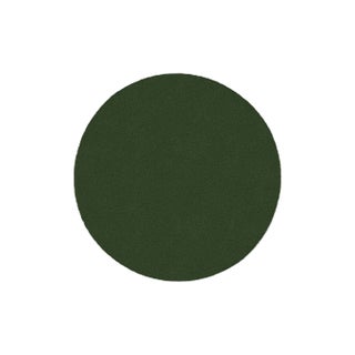 Dark Green Circle Plain Rug from Marqqa For Sale