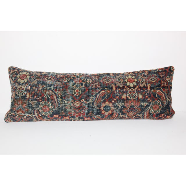 Here i am listing a 100% Handmade double knotted rug pillow cover, made from antique Persian tribal carpet rug. This’s a...
