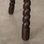 Brown 1950s Tall French Wood Tripod Stool For Sale - Image 8 of 9
