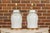 Asian Modern White Porcelain Lidded Urns on Gilded Bases - Pair For Sale - Image 10 of 12