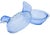 Cornflower Blue Mid 20th Century Handblown Blue Americana Glass Hen-Figurine Centerpiece For Sale - Image 8 of 9