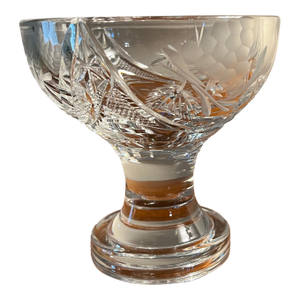 Early 1900s Cut Crystal Compote