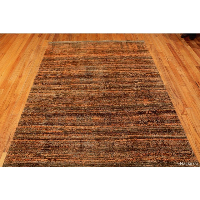 Abstract Modern Abstract Transitional Wabi Sabi Rug For Sale - Image 3 of 7