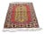 1960s Vintage Turkish Floral Desing Red Handmade Kayseri Rug For Sale