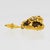 Christian Lacroix Gilded and Jeweled Brutalist Heart Brooch For Sale - Image 9 of 10