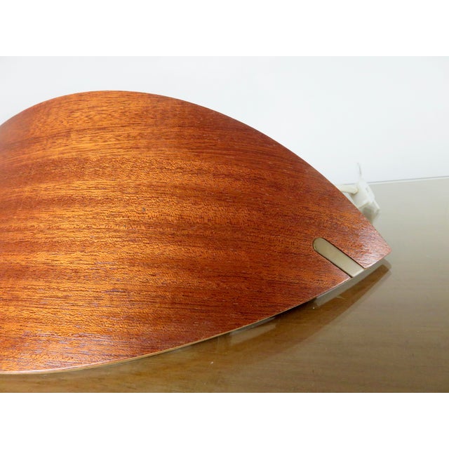 Scandinavian Wall Lights in Bentwood and Brass, 1980s, Set of 2 For Sale - Image 10 of 14