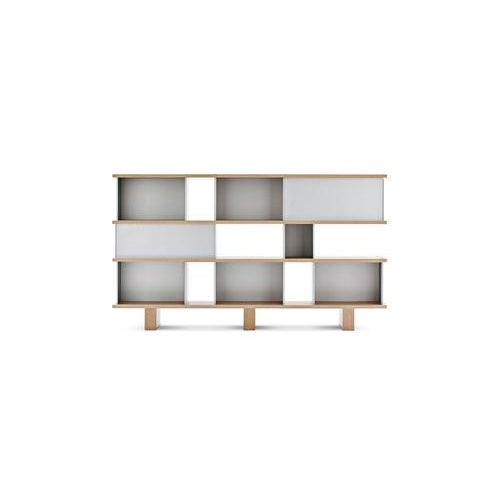 Cassina Wood and Aluminium Nuage Shelving Unit by Charlotte Perriand for Cassina For Sale - Image 4 of 11