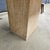 Cream Minimalist Travertine Marble Dining Table With Fluted Carved Base For Sale - Image 8 of 11