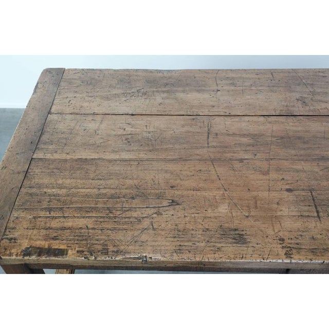 Wood Antique French Dining Table with Three Drawers, 1700s For Sale - Image 7 of 18