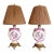 Cherry Blossom Lamps & Shades - Pair For Sale