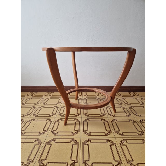 Tan Vintage Coffee Table by Paolo Buffa, 1940s For Sale - Image 8 of 13