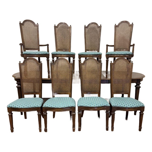 Vintage Italian Provincial Thomasville Cellini Dining Set For Sale