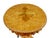 19th Century Swedish Oval Burr Birch Occasional Table, 1870 For Sale - Image 4 of 9