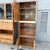 Wood Mid Century Modern Burlwood Laminate and Cane Etageres/Wall Unit - Three Pieces For Sale - Image 7 of 12