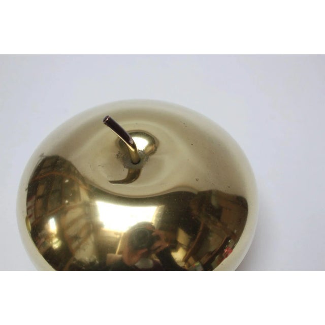 Brass Mid-Century Italian Modern Mpi Brass "Apple" Lidded Serving/Candy Dish For Sale - Image 8 of 13