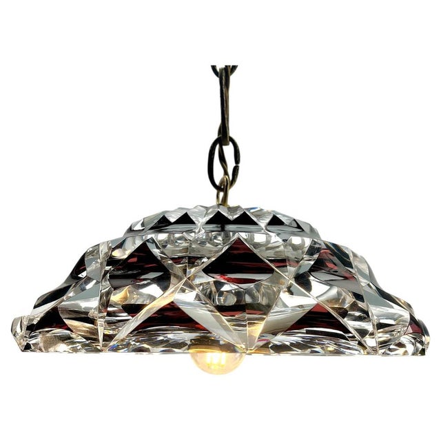 Art Nouveau Hanging Lamp from Val Saint Lambert, 1930s For Sale - Image 14 of 18