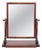 Vintage Mahogany Table Mirror, 19th Century For Sale