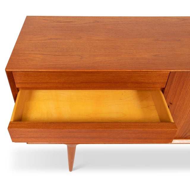 Wood Vintage Danish Mid-Century Omann Jun Møbelfabrik Model 18 Credenza 1960s For Sale - Image 7 of 12