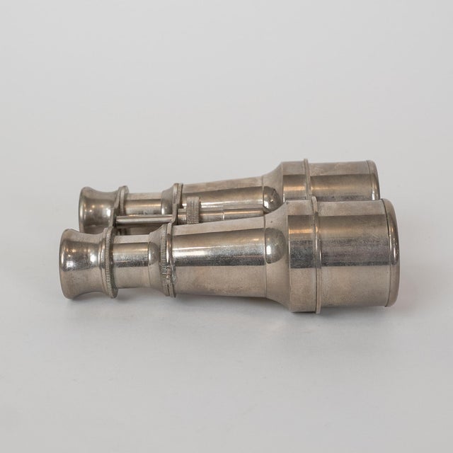Silver Antique Nickel-Plated Opera Glasses For Sale - Image 8 of 10