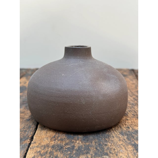 2010s Vintage Ceramic Bud Vase For Sale - Image 5 of 8