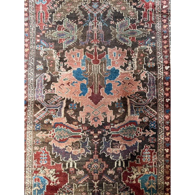 1920s Antique Persian Malayer Runner Rug For Sale - Image 4 of 7