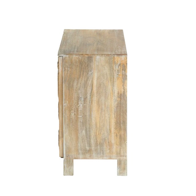 2020s Loomlan Nayven Wood Two Doors Accent Cabinet For Sale - Image 5 of 7