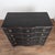 Early 19th Century Black Rococo Large Oak Chest of Four Drawers, Denmark For Sale - Image 4 of 15