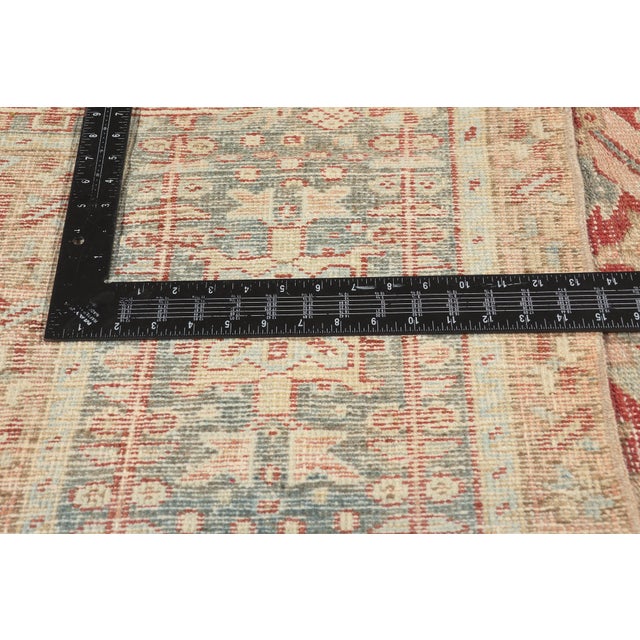 Textile Antique Persian Heriz Rug, 09'04 X 13'00 For Sale - Image 7 of 10