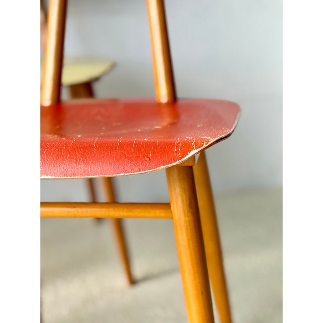 Dining Chairs from Ton, 1960, Set of 4 For Sale - Image 14 of 18