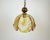 Thick murano glass chandelier designed by carlo nason for mazzega in the 1970s. the glass shade is made from textured...