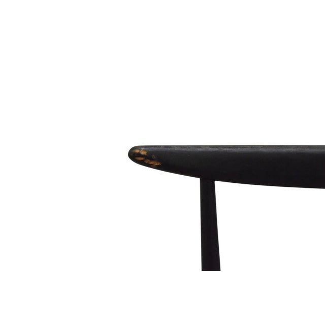 Mid-Century Ebonized Chiavari Style High-Back Chair For Sale - Image 11 of 14