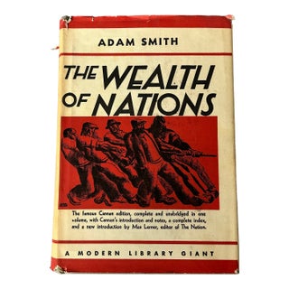 The Wealth of Nations Adam Smith Modern Library Giant With Hugo Gellert Covert Art For Sale