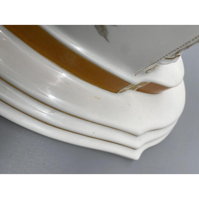 Brown Fireplace Clock by Max Schröder for KPM Berlin, Germany, 1920s For Sale - Image 8 of 14