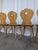 Vintage Tyrolean Farmhouse Heart Cutout Wooden Dining Chairs, 1970s, Set of 6 For Sale - Image 10 of 18