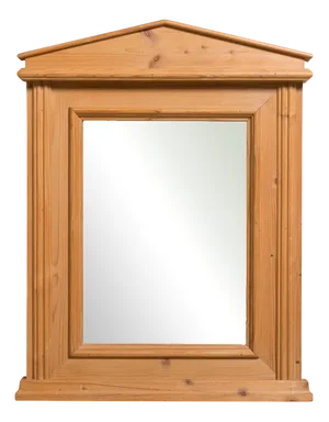 Vintage Wall Mirror in Wood