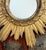Mid 20th Century Hollywood Regency Italian Carved Giltwood Sunburst Mirror For Sale - Image 5 of 6