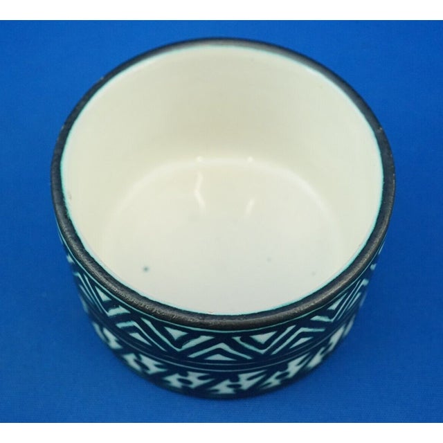 Futurist Lead Glazed Majolica Ceramic Box by Fama Ascoli Piceno, Italy, 1930s For Sale - Image 13 of 18